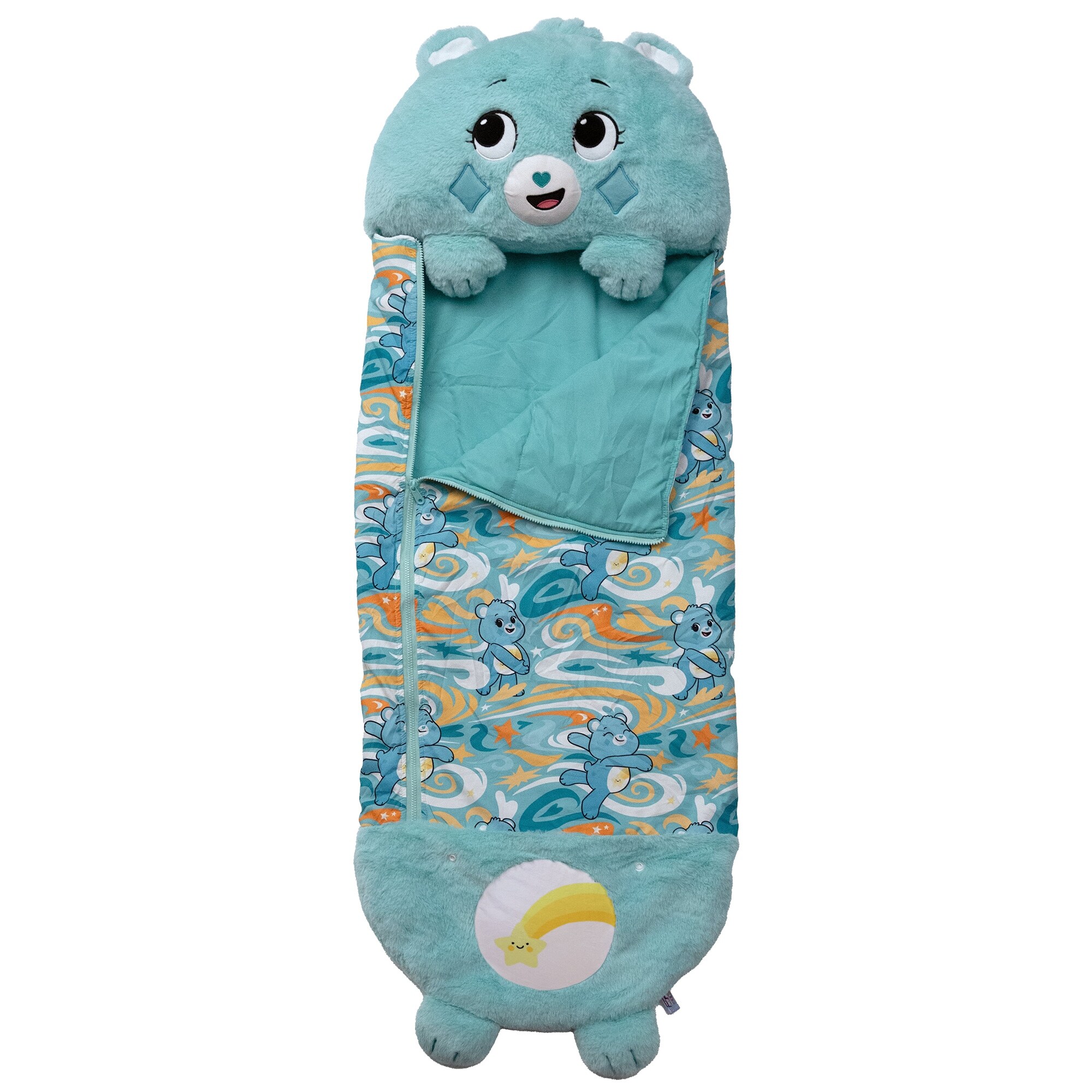 Happy Nappers: Care Bears Sleep Sack Large - Wish Bear -7+ - Bed